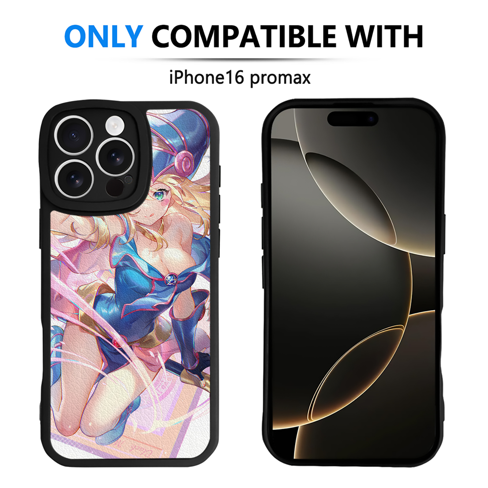 （画像用） 遊☆戯☆王 Yu-Gi-Oh! 【iPhone 16シリーズ対応】シリコンスマホケース（レザー調） 材質：シリコン